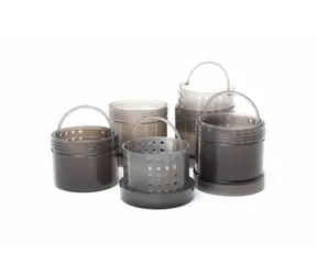 RidgeMonkey Kelímek Modular Hookbait Pots Black 4ks