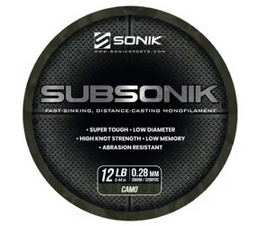 Sonik Vlasec Subsonik Camo 3000m 0,28mm 12lb