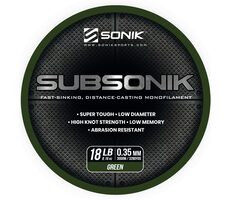 Sonik Vlasec Subsonik Green 3000m 0,35mm 18lb