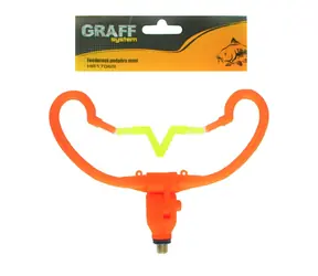 Graff Feederová podpěra V Mini Oranožvá