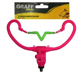 Graff Feederová podpěra V Mini Růžová
