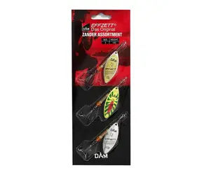 Effzett Třpytka Zander Spinner Assortment 10g Velikost 4 3ks