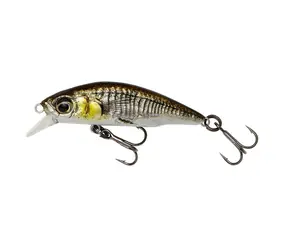 Savage Gear Wobler 3D Sticklebait Twitch 5,5cm 7g Sinking Ayu Green Silver