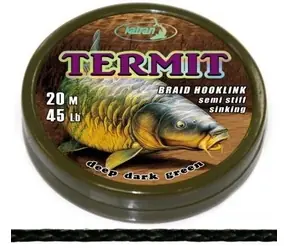 Katran Šňůrka Braided Hook Link Termit 20m 35lb 15,9kg