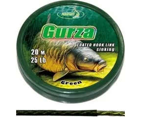 Katran Šňůrka Coated Braided Hook Link Gurza 20m 25lb 11,4kg