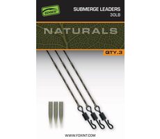 FOX Návazec Naturals Submerged Leaders 30lb 3ks