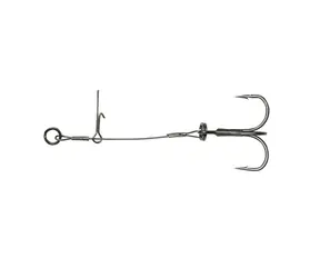 Savage Gear Návazec Carbon49 T-Treble Spike Stingers Velikost 2/0 0,70mm 23kg 11,5cm 2ks