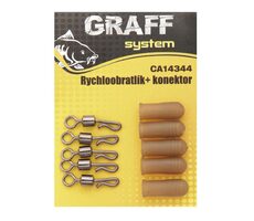 Graff Rychloobratlík + konektor 5ks Hnědá