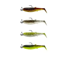 Savage Gear Gumová nástraha Cannibal Shad 6,8cm 3g Clear Water Mix 4+4ks