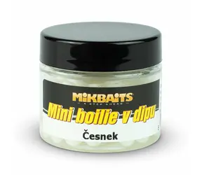 Mikbaits Mini boilies v dipu Česnek 50ml