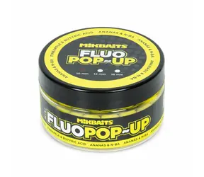 Mikbaits Mini Plovoucí fluo boilies Ananas N-BA 100ml 10mm