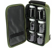 NGT Pouzdro Glug Bag Green + 6 Glug Pots