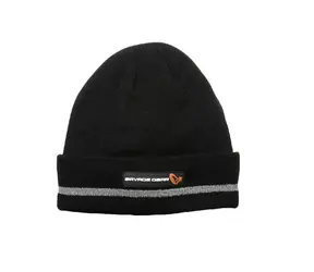 Savage Gear Čepice Reflex Beanie Black/Reflex