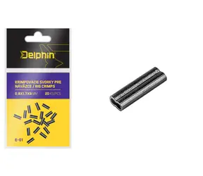 Delphin Krimpovací svorky pro návazce 0,7x1.5x6mm 20ks