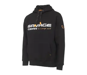 Savage Gear Mikina Cosmo Hoodie Black Ink L