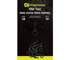 RidgeMonkey Obratlík Connexion Mini Hook Ring Swivel 10ks