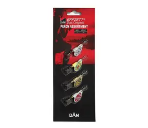 Effzett Třpytka Perch Spinner Assortment 4g Velikost 2 4ks