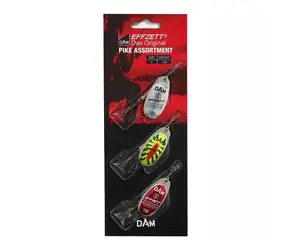 Effzett Třpytka Pike Spinner Assortment 12g Velikost 5 3ks