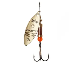 Effzett Třpytka Predator Spinner 12g Velikost 3 Gold
