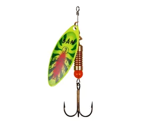 Effzett Třpytka Predator Spinner 4g Velikost 1 Fire Shark
