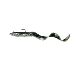 Savage Gear Gumová nástraha 4D Real Eel 20cm 38g Black Green Pearl PHP