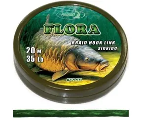 Katran Šňůrka Braided Hook Link Flora 20m 25lb 11,4kg
