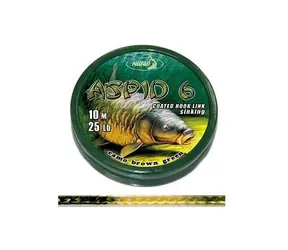 Katran Šňůrka Coated Braided Hook Link Aspid 6 10m 25lb 11,4kg