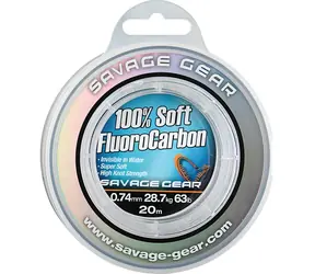 Savage Gear Vlasec Soft Fluoro Carbon 15m 1,0mm 50,5kg 111lb
