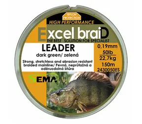 Sema Šňůra Leader 150m 30lbs 13,6kg, Průměr 0,14 mm