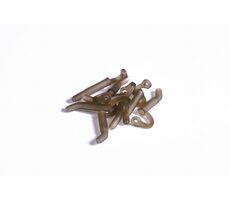 RidgeMonkey Rovnátko Connexion Mini D-Rig Kickers Large Organic Brown 10ks