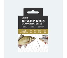 BKK Návazec Ready Rig Diamond Sode NI Velikost 16 0,1mm 70cm 10ks