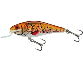 Salmo Wobler Executor Shallow Runner 12cm 33g Holographic Golden Back