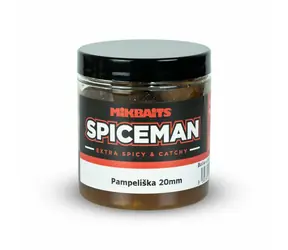 Mikbaits Boilies v dipu Spiceman Pampeliška 250ml 20mm