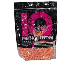 LK Baits Partikl IQ Method Feeder Corn Spicy Peach 1kg