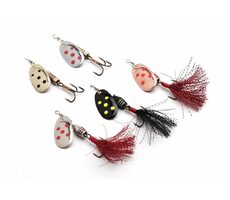 Ron Thompson Sada třpytek Spinner Pack 7g 5ks + Lure Box