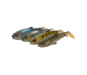 Savage Gear Gumová nástraha Craft Cannibal Paddletail 10,5cm 12g Clear Water Mix 4ks