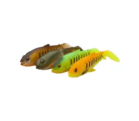 Savage Gear Gumová nástraha Craft Cannibal Paddletail 12,5cm 20g Dark Water Mix 4ks