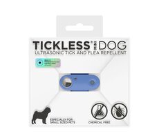 TICKLESS Mini dog Modrá / Nabíjecí ultrazvukový odpuzovač klíšťat a blech