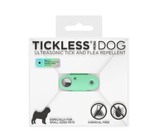 TICKLESS Mini dog Zelená / Nabíjecí ultrazvukový odpuzovač klíšťat a blech 