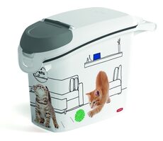 Curver Kontejner na krmivo - vzor kočky 15l/6kg
