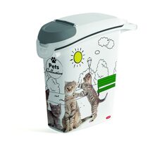 Curver Kontejner na krmivo - vzor kočky 23l/10kg