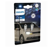 Philips Led Ultinon Pro3100 12V 0.74W 2ks / Atožárovka LED / patice W2.1x9.5d (W5W)