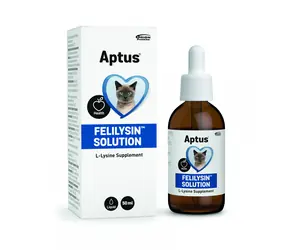 Aptus Felilysin Solution 50ml / Doplňkové krmivo pro kočky / L-lysom ve formě roztoku