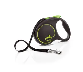 Flexi Black Design L 5m/50kg světle zelená / Vodítko