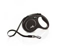 Flexi New Classic M 5m/25kg černá / Vodítko