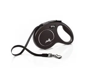 Flexi New Classic M 5m/25kg černá / Vodítko