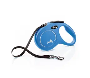 Flexi New Classic M 5m/25kg modrá / Vodítko