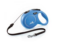 Flexi New Classic M 8m/20kg modrá / Vodítko