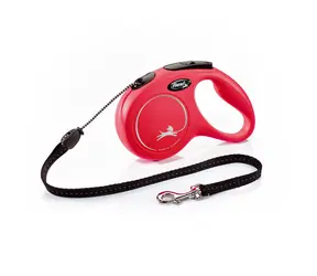 Flexi New Classsic M 5m/20kg červená / Vodítko