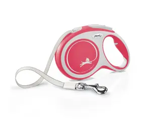 Flexi New Comfort L 8m/50kg červená / Vodítko